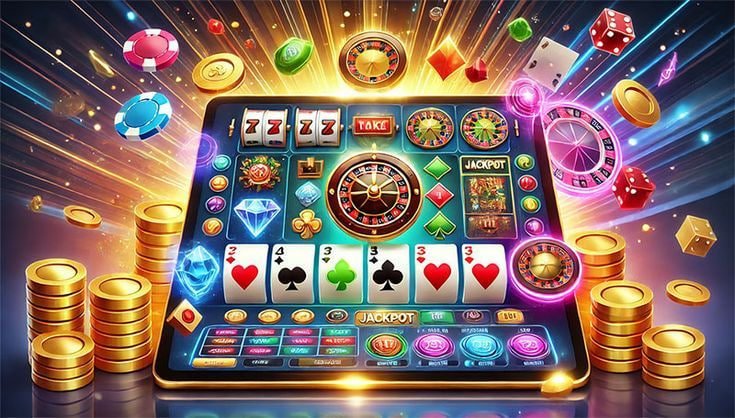 Antarmuka meja SA Gaming di layar ponsel